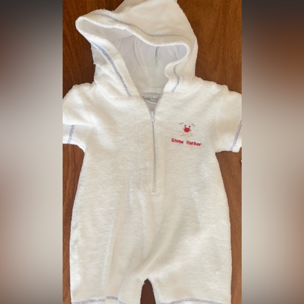NWT Kissy Kissy Stone Harbor romper 3/6 months